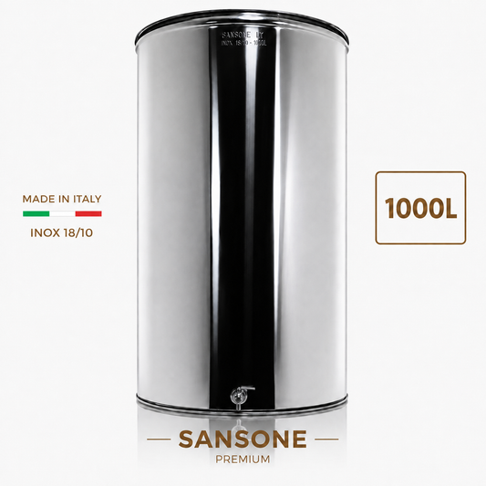 Citerne 1000L en Inox Alimentaire 18/10 Sansone Premium – Made in Italy
