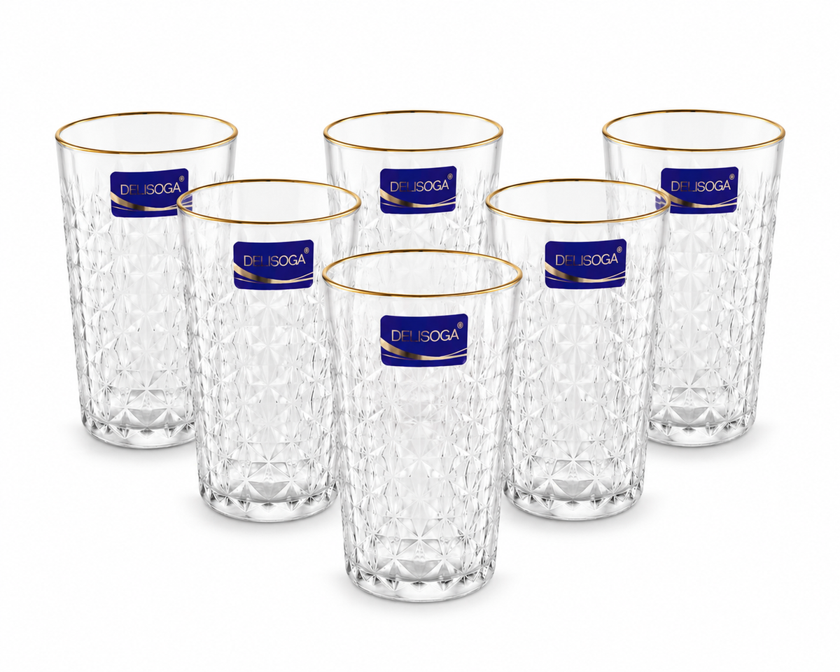 Ensemble de 6 Verres Hauts "Delisoga"