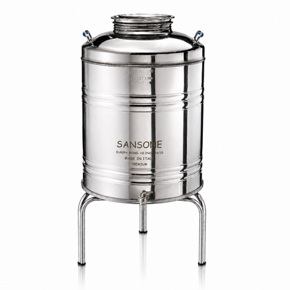 Citerne 100L en Inox Alimentaire 18/10 Sansone Premium – Made in Italy – avec Support