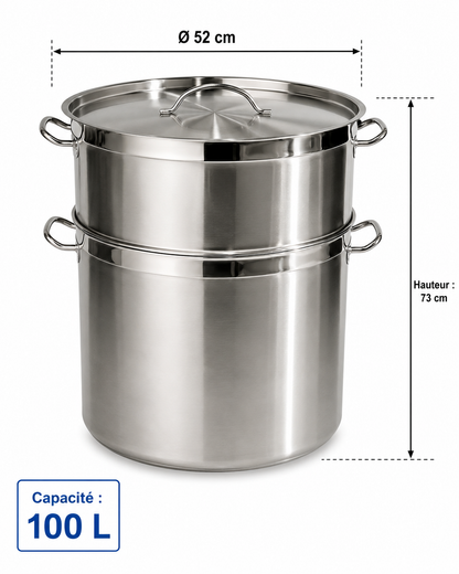Couscoussier Professionnel "King Home" (100L)