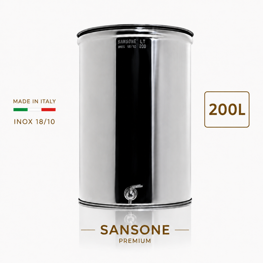 Citerne 200L en Inox Alimentaire 18/10 Sansone Premium – Made in Italy