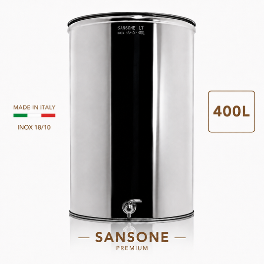 Citerne 400L en Inox Alimentaire 18/10 Sansone Premium – Made in Italy