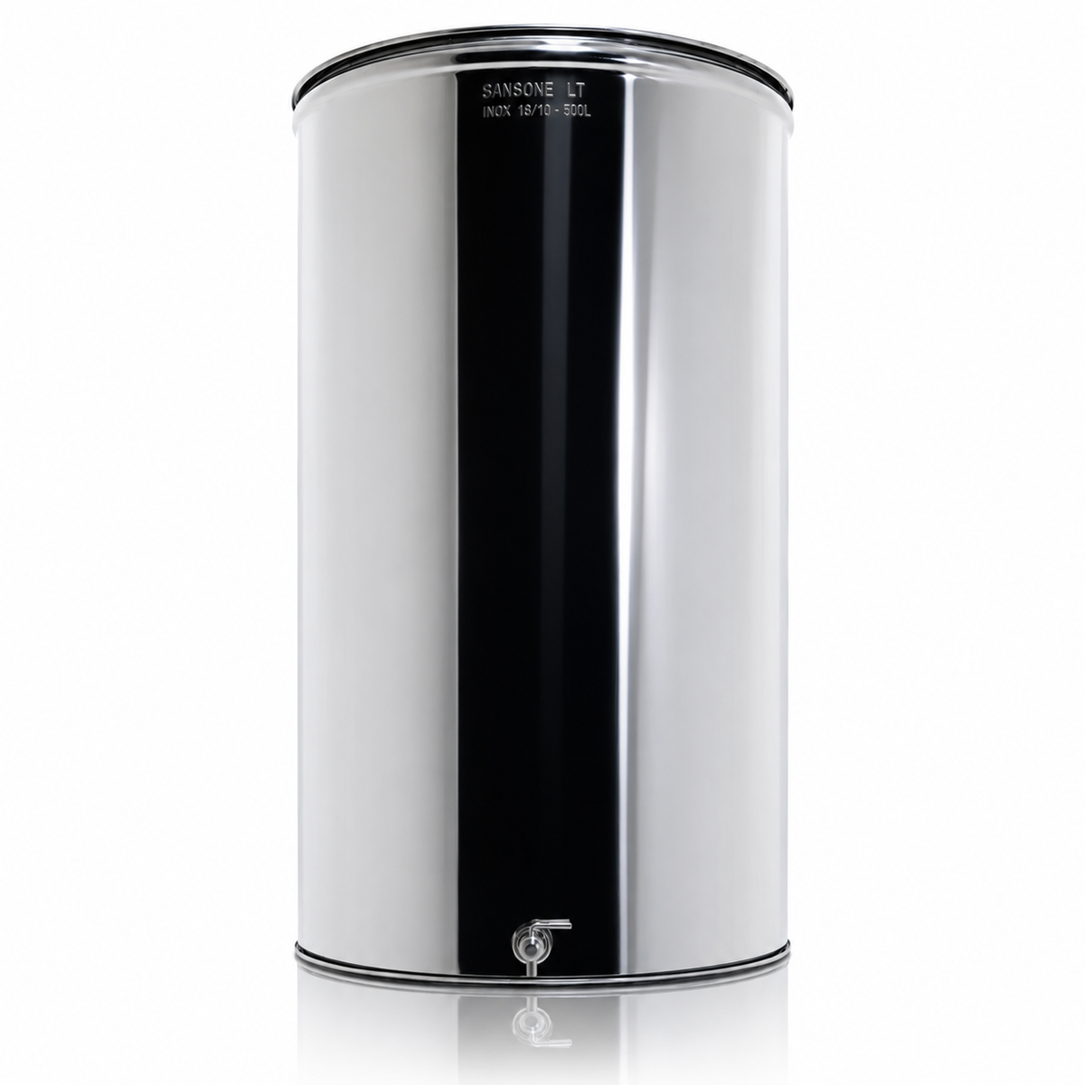Citerne 500L en Inox Alimentaire 18/10 Sansone Premium – Made in Italy