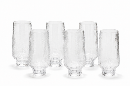 Ensemble de 6 Verres "Texture Organique"