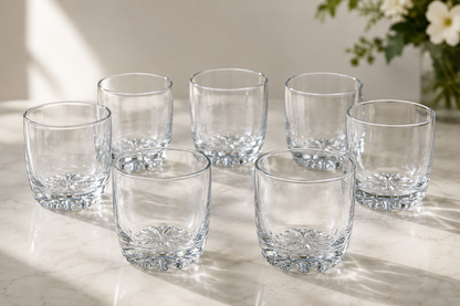 Ensemble de 6 Verres Bas "Étoile de Table"