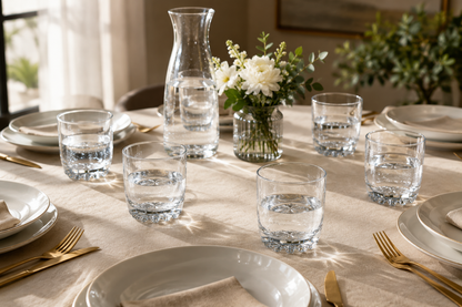 Ensemble de 6 Verres Bas "Étoile de Table"