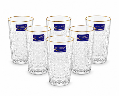 Ensemble de 6 Verres Hauts "Delisoga"