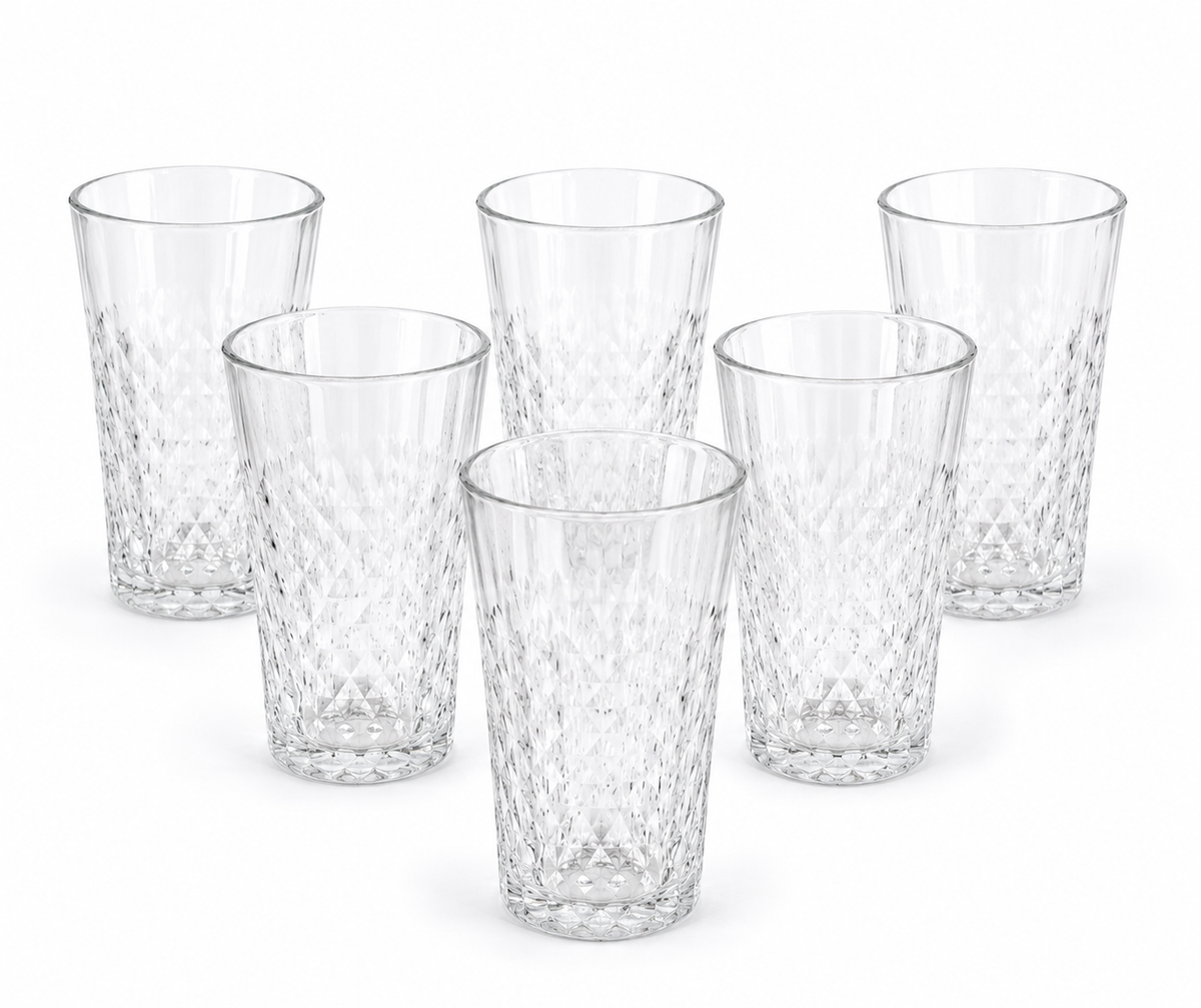 Ensemble de 6 Verres "Éclat Diamant"