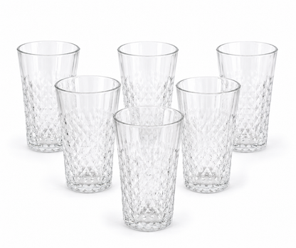 Ensemble de 6 Verres "Éclat Diamant"