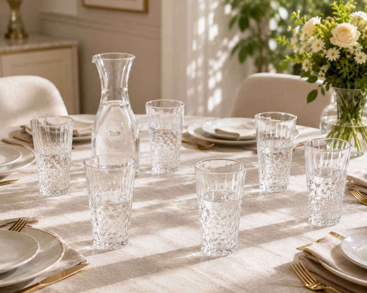 Ensemble de 6 Verres "Éclat Diamant"