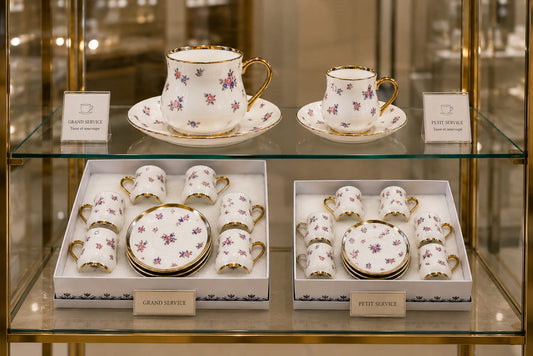 Service Duo "Romance Florale" – Grand & Petit Service