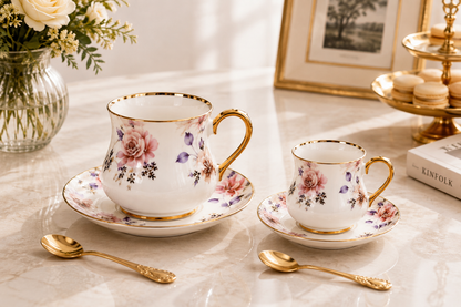 Service Duo "Rose Impériale" – Grand & Petit Service