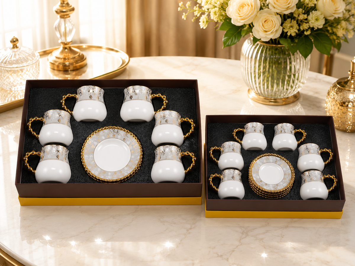 Service Duo "Éclat Doré" – Grand & Petit Service