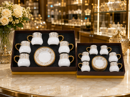Service Duo "Éclat Doré" – Grand & Petit Service