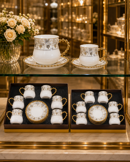 Service Duo "Éclat Doré" – Grand & Petit Service