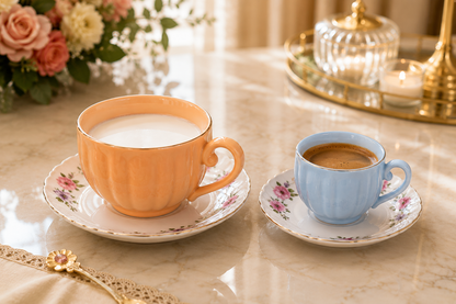 Service Duo "Arc-en-Ciel Pastel" – Grand & Petit Service