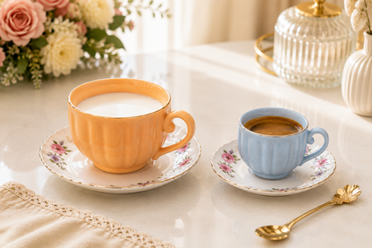 Service Duo "Arc-en-Ciel Pastel" – Grand & Petit Service