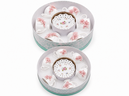 Service Duo "Pétale de Rose" – Grand & Petit Service
