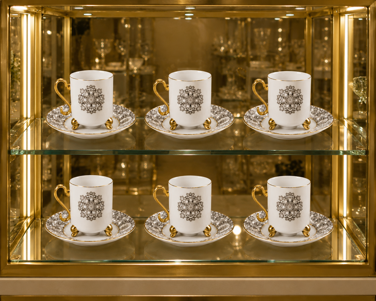 Service à Café "Mandala Royale"