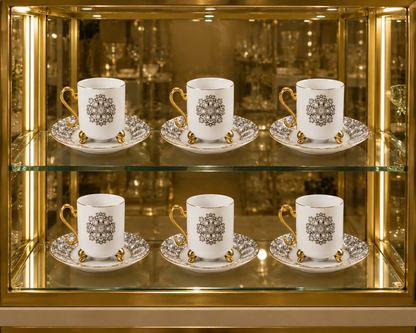 Service à Café "Mandala Royale"