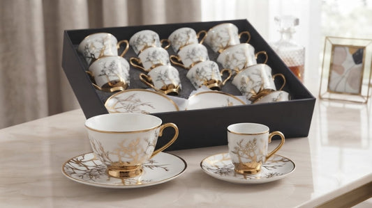 Service Duo "Forêt d'Or" – Grand & Petit Service