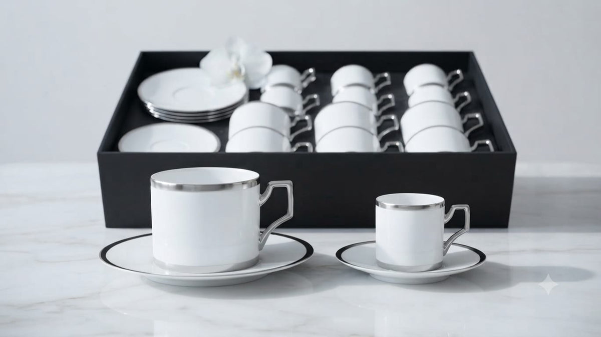 Service Duo "Argento Minimal" – Grand & Petit Service