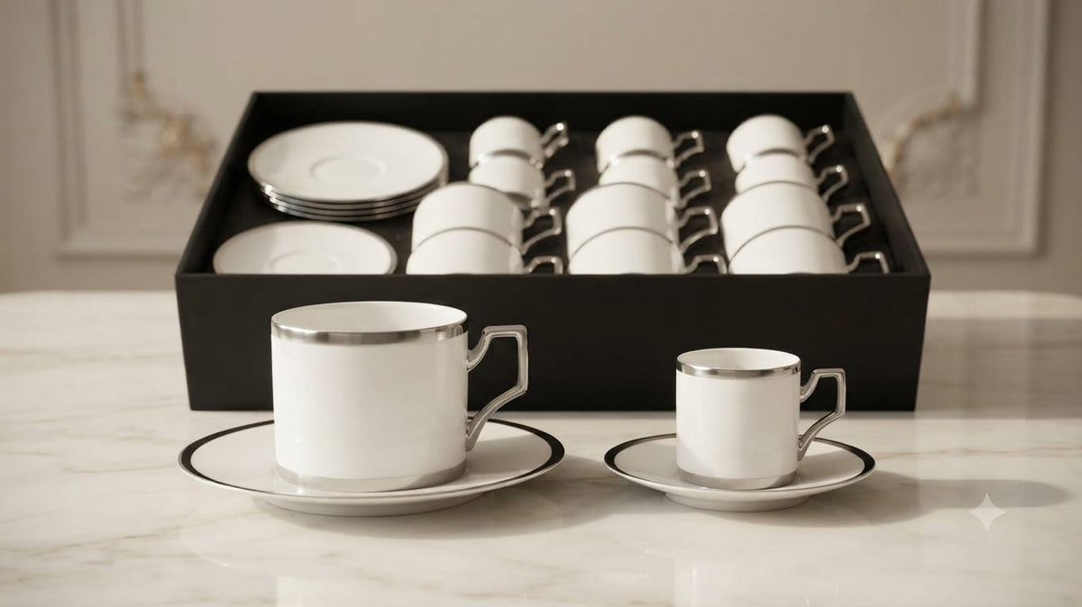 Service Duo "Argento Minimal" – Grand & Petit Service