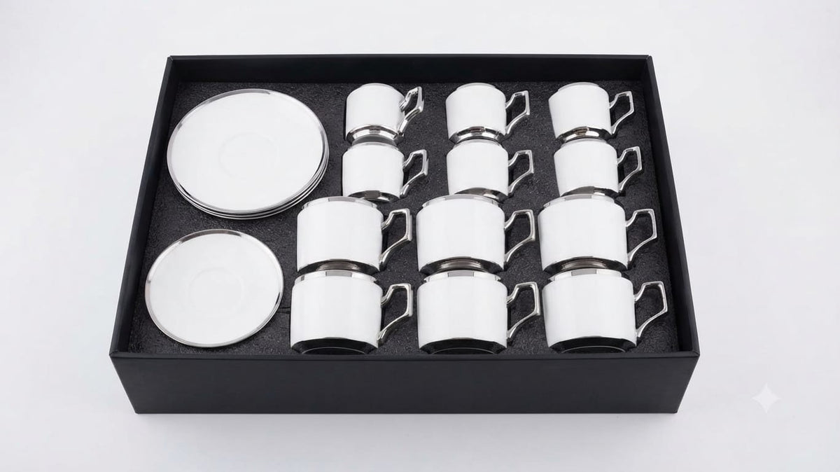 Service Duo "Argento Minimal" – Grand & Petit Service