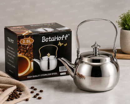 Théière en Inox de Haute Qualité Betahoff - Élégance et Durabilité au Quotidien
