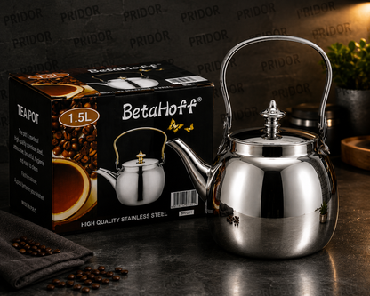 Théière en Inox de Haute Qualité Betahoff - Élégance et Durabilité au Quotidien