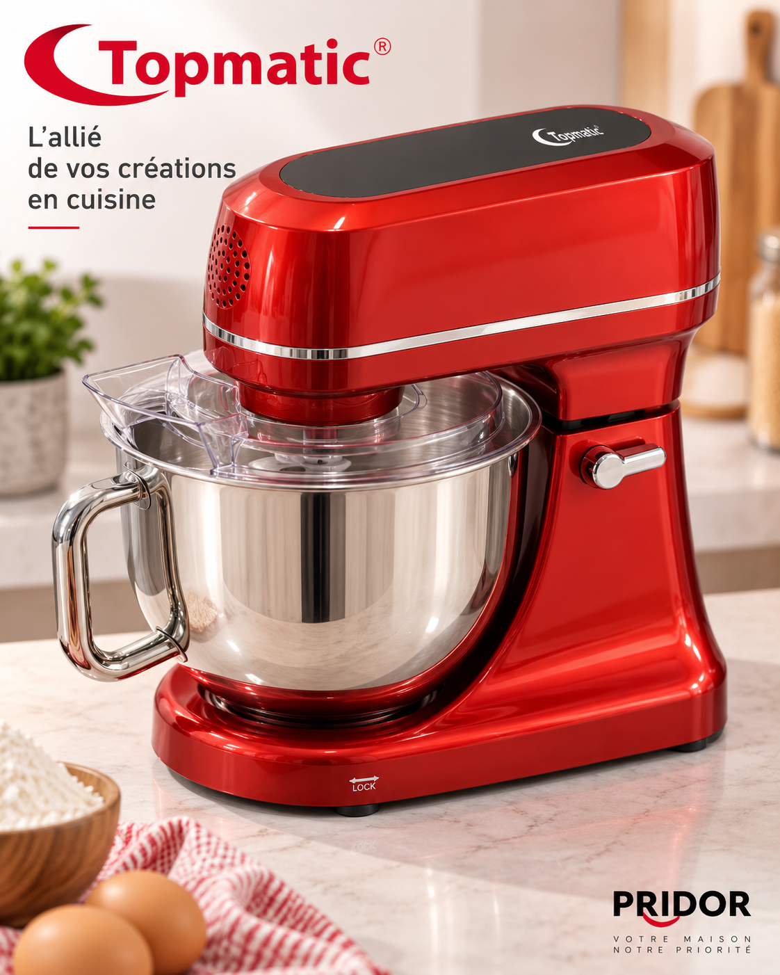 Robot de Cuisine Digital Topmatic PKM-1500.1 - Performance et Élégance dans votre Cuisine