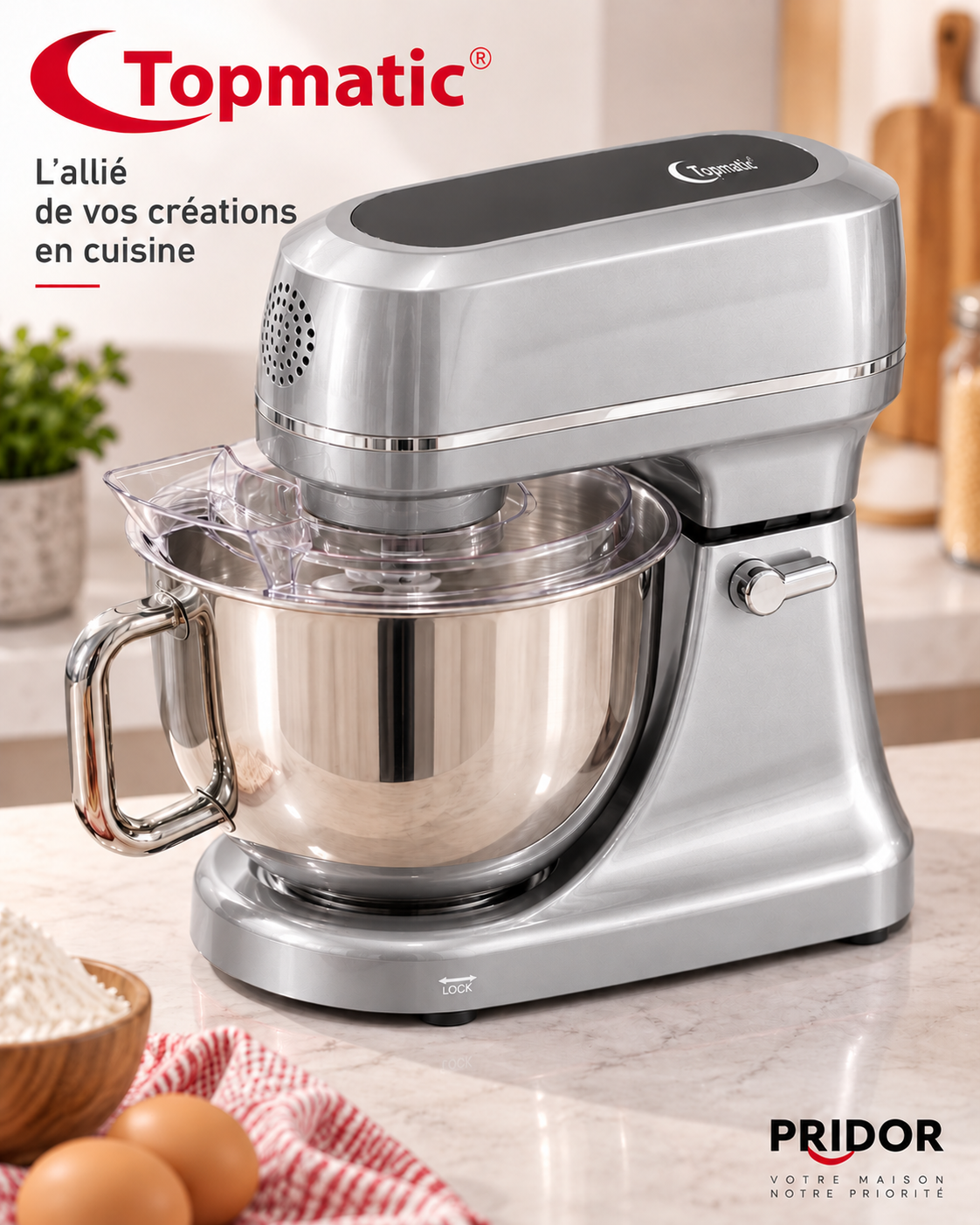 Robot de Cuisine Digital Topmatic PKM-1500.1 - Performance et Élégance dans votre Cuisine