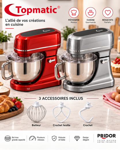 Robot de Cuisine Digital Topmatic PKM-1500.1 - Performance et Élégance dans votre Cuisine