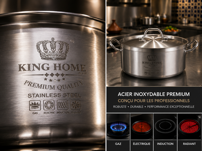 Marmite Professionnelle King Home – Acier Inoxydable Premium