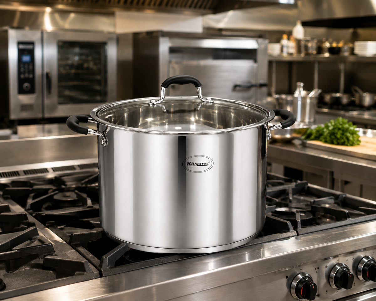 Marmite Professionnelle Rossner – Inox Haute Qualité, 12 Litres