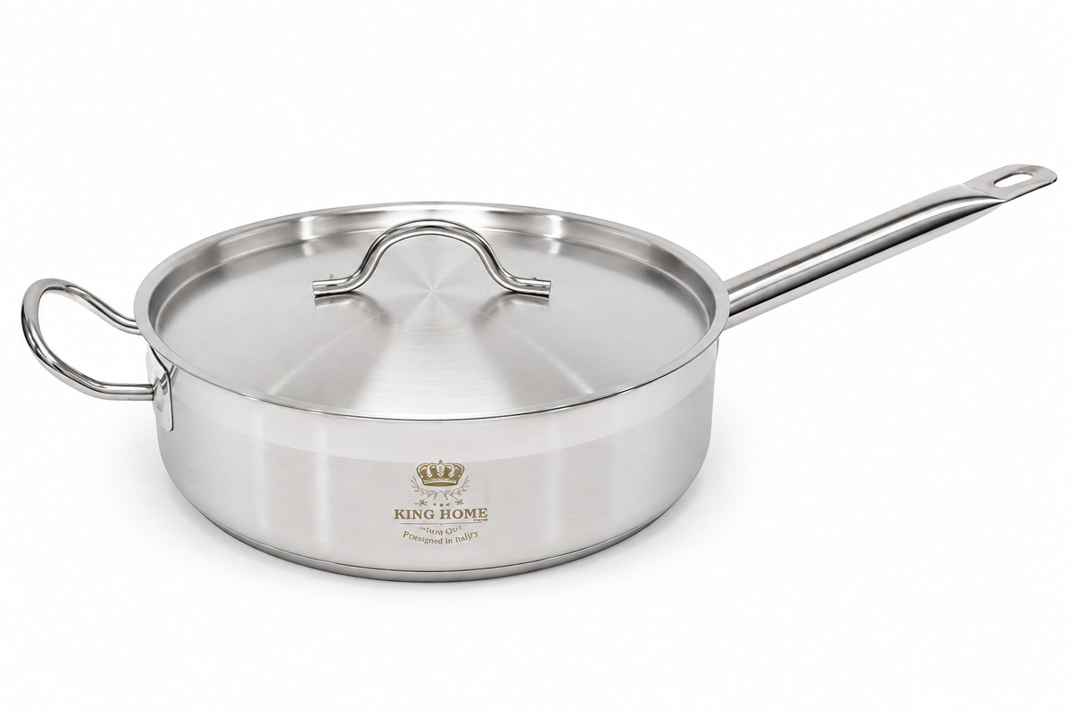Sauteuse Professionnelle King Home (Diamètre de 29 cm / Hauteur de 8 cm)