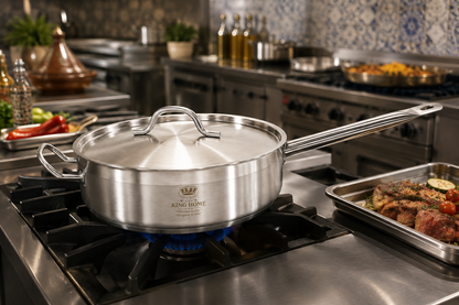 Sauteuse Professionnelle King Home (Diamètre de 29 cm / Hauteur de 8 cm)