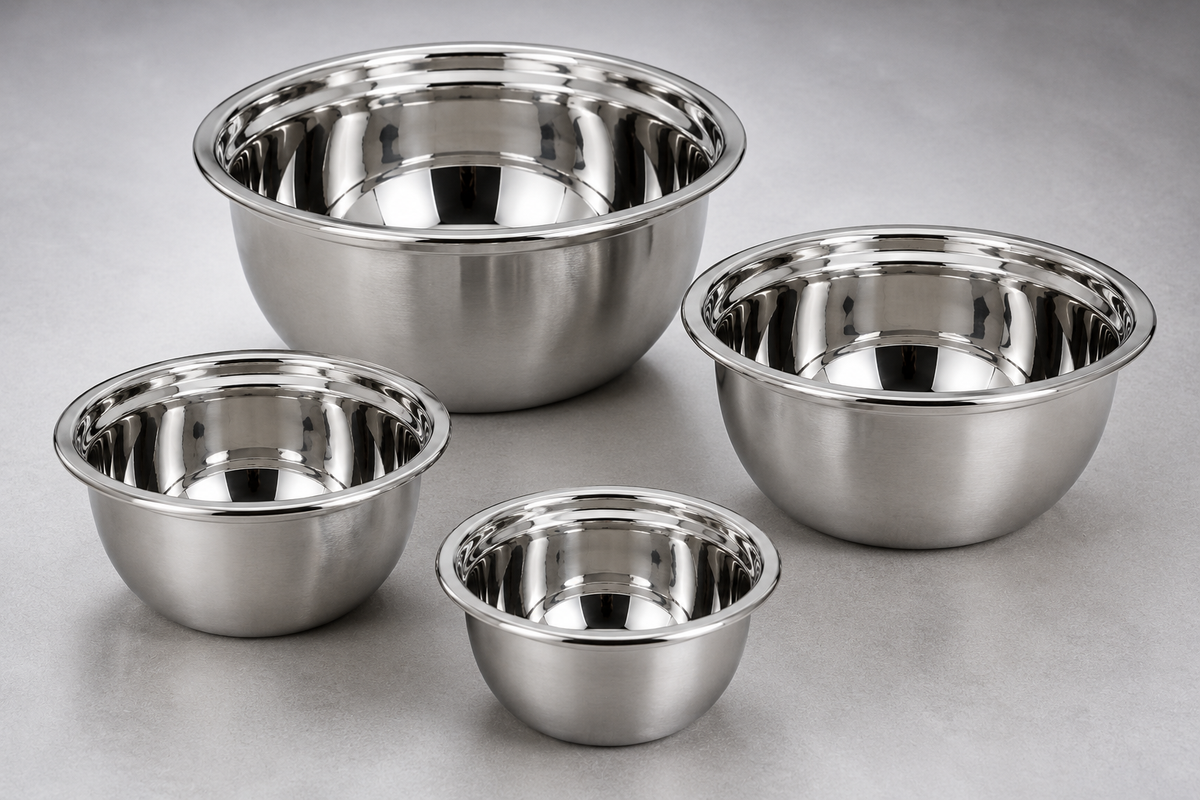 Set de 4 Bols (acier inoxydable)
