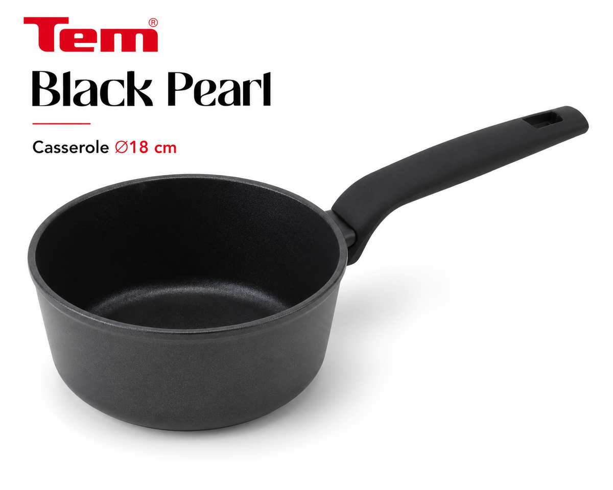 TEM Casserole Black Pearl 18 cm