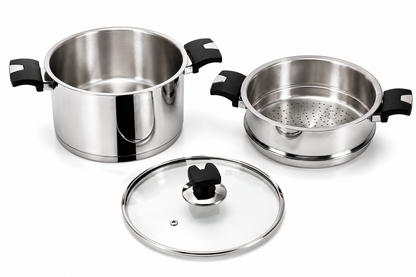 Couscoussière TEM Cosmos Cosmos - Inox 18/10 (5L ou 7L) (Garantie 10 ans)