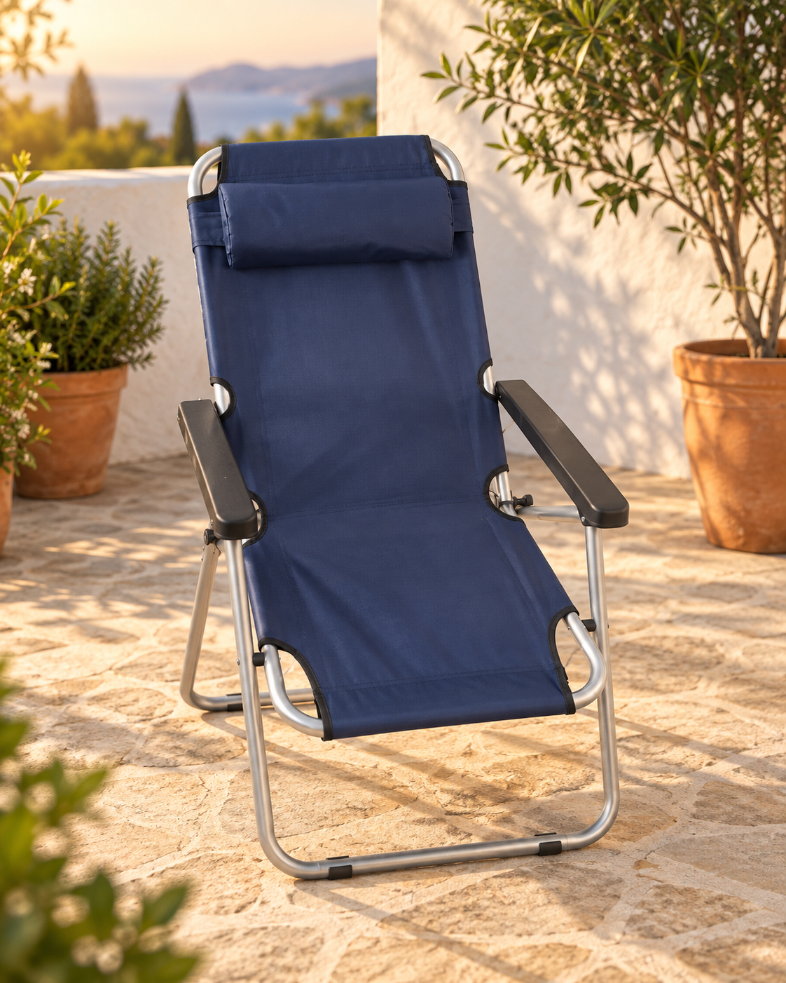 Fauteuil de détente pliable Azur