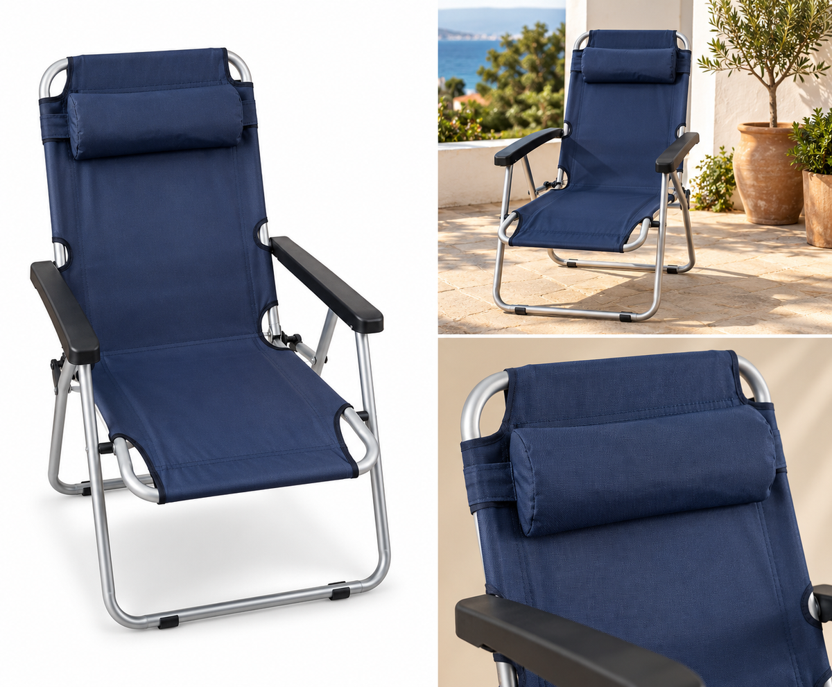 Fauteuil de détente pliable Azur