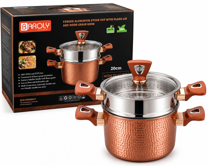 Couscoussière Baroly 20 cm – 4L : L'Excellence de la Cuisine au Quotidien