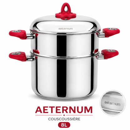 Couscoussière Aeternum – 8L – L'Alliance de la Tradition et de la Performance