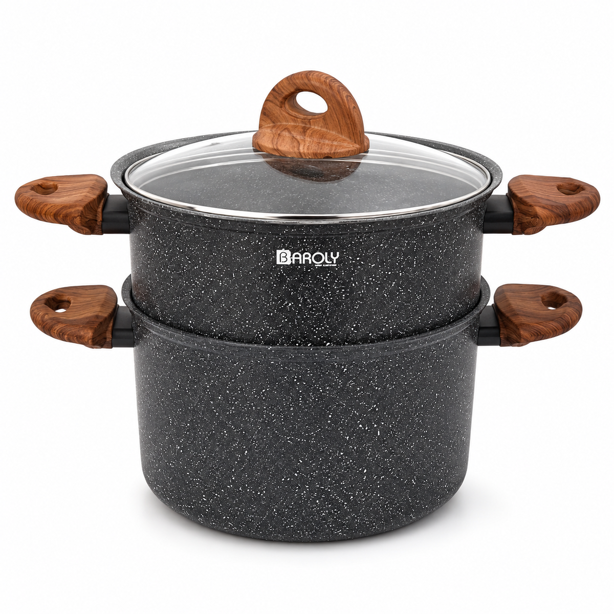 Couscoussière Granite Baroly – 8L, 24cm – Élégance et Performance en Cuisine