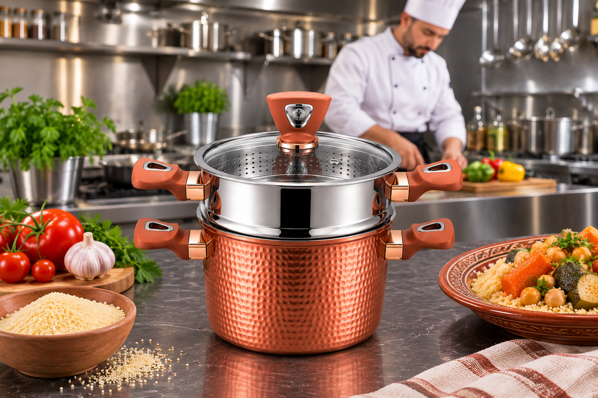 Couscoussière Baroly 22 cm – 6L : L'Excellence de la Cuisine au Quotidien