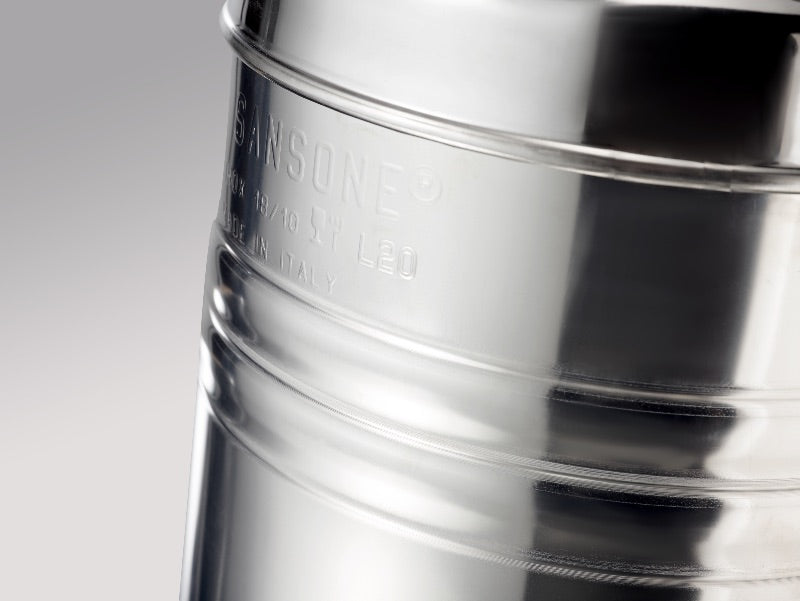 Citerne 100L en Inox Alimentaire 18/10 Sansone Premium – Made in Italy – avec Support