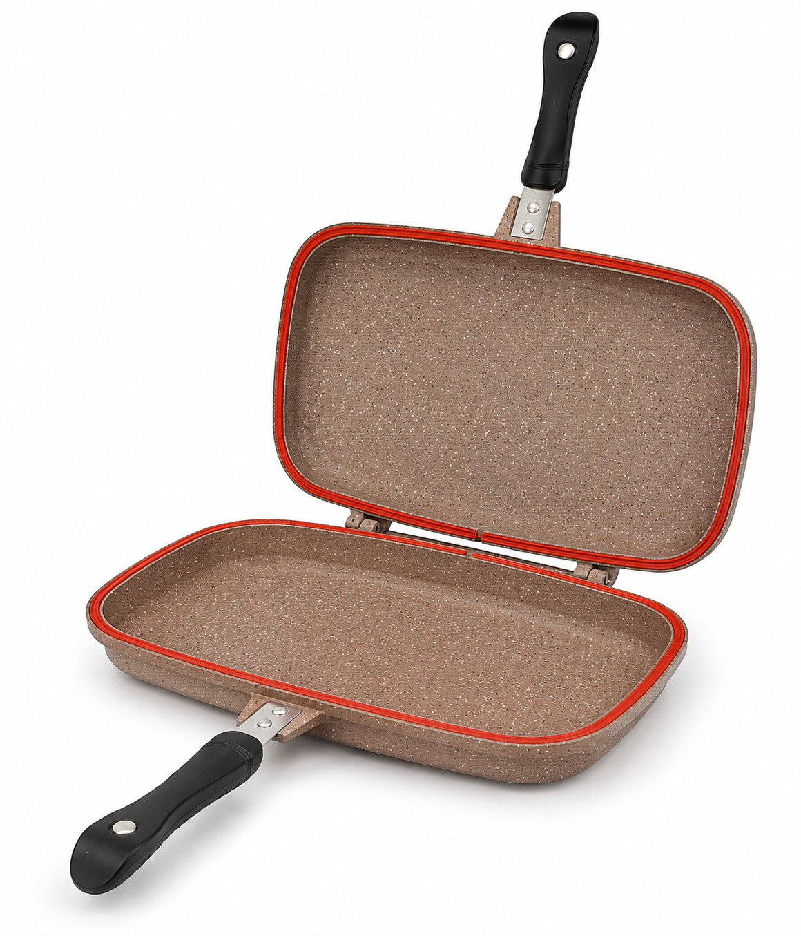 Poêle Double Face Grill Dessini (36 cm) – L’Excellence Italienne en Cuisine