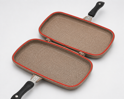 Poêle Double Face Grill Dessini (36 cm) – L’Excellence Italienne en Cuisine